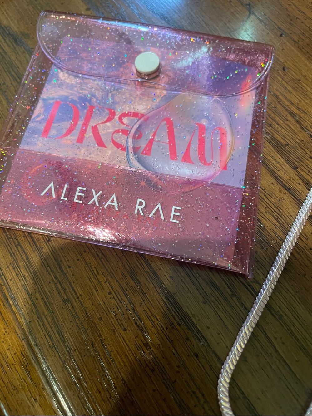 New in Pouch BAR By Alexa Rae Portia Necklace in tickle me pink - Picture 6 of 7
